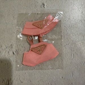 Labubu pin for love pink 2 piece outfit